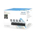 Kit TurboHD 1080p / DVR 4 Canales / 4 Cámaras Bala ColorVu con Micrófono Integrado / Fuente de Poder / Accesorios de Instalación