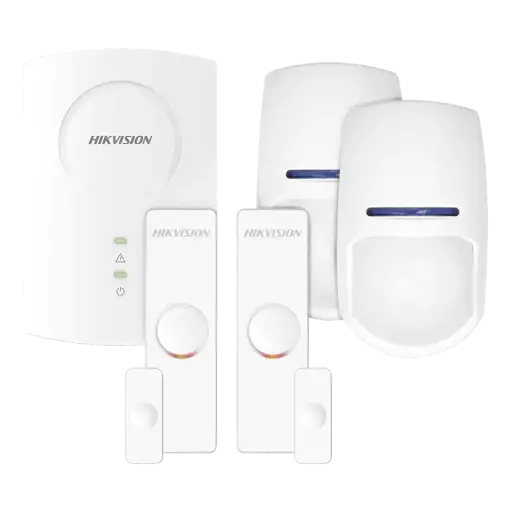 [DS-PH-K/EMP] KIT Sensores Inalámbricos AX HUB / 1 Expansor de 8 Zonas Inalámbricas / 2 Contactos Magnéticos / 2 Sensores PIR para Interior / Compatible con panel AX HUB y Híbrido DS-PHA64-W4P2