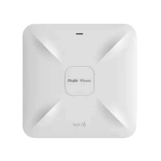 [RG-RAP2260] Punto de Acceso Mesh Wi-Fi 6 para Interior, se Instala en Techo o Pared, hasta 512 Usuarios y 2.97 Gbps, Doble Banda 802.11ax MU-MIMO 2x2